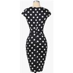 Grace Karin Vintage Style Polka Dot Wiggle Dress NWT! Photo 3
