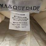 Masquerade  White And Black Lace Strapless Dress‎ Size 16/17 Photo 6