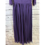 Women's Dainty Jewells Purple Lace Long Sleeve Modest Dress M Size M Photo 3