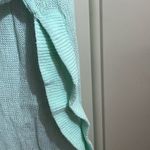 Victoria's Secret Victoria’s Secret Sheer Knit Beach Cover-Up Top Mint Green Size L Oversized Photo 4