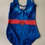 Superwoman One Piece Swimsuit Women “one size” Blue Superhero Swimwear Superman Photo 8