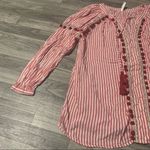 ZARA  trf Collection Red White Boho Dress; Small Women’s Photo 4