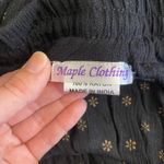 Maple Clothing‎ Sequined Long Ankle Length Skirt Womens One Size Multicolor Black Photo 1