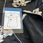 Catherines Black Floral Short Sleeve Swim Shirt Rash Guard Wireless Bra Size 26W Photo 2