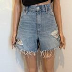 Madewell  31 relaxed-mid length denim short fray raw hem SH2 2535 Photo 11