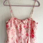 Lulus Lulu’s Immaculate Cutie Light Pink Floral Sleeveless Tiered Midi Dress NWT XXL Photo 3