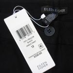 Eileen Fisher NWT Wide Leg Ankle in Black Washable Stretch Crepe Pants 12 Photo 2