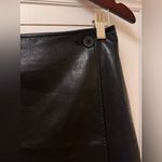 Babaton  faux‎ leather black wrap mini size 6 Photo 9