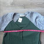 Free People NEW  Top sweet confession henley dried pine combo Medium Photo 5