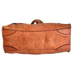 Mulberry Vintage Tonal Cognac Brown Leather Woven ‘Elgin’ Western Tote Bag Photo 4