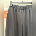 NWT Area Stars Wide Leg Pants Women's S Black Knit Raw Hem Pull On Side Pockets Photo 5