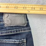 Silver Jeans SILVER Stevie Jeans Women's 27x31 Fit 30 Tapered Skinny Stretch Wisker Dark Wash Photo 7