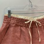 ZARA  NWT 100% Linen Bermuda Shorts Underwear Waist Pale Pink Size S ref 3187/712 Photo 3