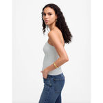 Madewell  Squareneck Tank Top Spaghetti Straps Slim Stretch White XL NWT Photo 1