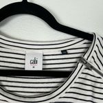 CAbi #5191 Striped Zip Tee Sz M Photo 5