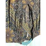 Free People Little Runaway Medallion Print Top Blouse Size Small Keyhole Neck Photo 5