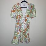 & Other Stories & Other Stories Floral Linen Wrap Dress Sz 38 US 6 Photo 7