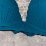 Sportlike Teal Padded Halter Bikini Top Size Medium Blue Photo 8