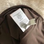 EXPRESS NWOT  brown faux leather contour bodysuit Photo 3