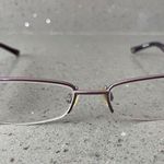 Bebe Eyeglasses Frames ONLY Bashful BB5027 Plum 49-16-130 06/11 Purple rectangle Photo 0