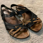 Ahnu‎ Sandal Womens Size 10 Leather Strappy Brown Black Photo 0
