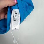 ANDIE NWT Swim The Venice High Neck Top Swim Top Azul Blue Size Medium M NEW Photo 9