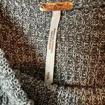 Free People  Mock Neck Knit Pullover Sweater Gray Size Small Photo 4