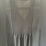 belle du jour  | Sheer Black Long Sleeve Blouse with Buttons | Size Medium Photo 3