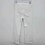 Madewell Women's Size 26 Mid Rise Kick Out Crop White Denim Jeans NWT Summer Photo 5