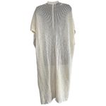 Torrid  Duster Vest Sweater Sz 1/2 Cream Knit Crocheted Summer Feminine Plus Size Photo 3