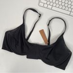 SKIMS  COTTON LOGO UNDERWIRE DEMI BRA NWT SOOT Photo 1