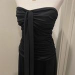 City Triangles VTG 90s Y2K Black Strapless / Halter Convertible Black Maxi Dress Photo 1
