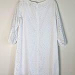 Preston & York Joanne Eyelet Above the Knee Dress A-Line White Sz 8 NWT Photo 6