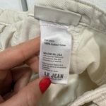 LE JEAN Rory Relaxed tie waist Jeans size 30 White Photo 7