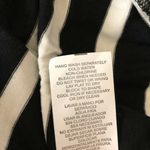 G.H. Bass & Co Womens Top Striped 3/4 Sleeve Black White Stretch Size S Photo 4