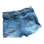 Blue Spice Juniors Womens  High Waist Medium Wash Paperbag Shorts - Sz 9 Photo 3