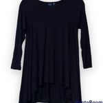 Kaari Blue  XS womens long sleeve top true black arm measurements in pics NWT Photo 0