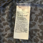 Banana Republic  Pleated Blue Leopard Animal Print Dress XS (2) Photo 9