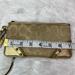 Coach y2k Gold Stud Signature Wristlet Photo 5