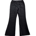 House of Harlow 1960 Pants Womens 12 Flare Stretch Pull On High Rise Slit Hem Black Photo 1