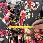 Torrid -Plus Size - Woman’s Size 4X Mini Scuba Illusion Neck Dress Black Floral Photo 20