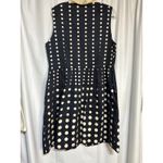 Bea & Dot ModCloth 1X Plus Size Black Polka Dot Collared Sleeveless Dress Photo 3