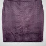 Banana Republic Pencil Skirt Laser Cut vineyard purple size 8 Photo 3