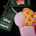Lounge Fly Minnie Mouse Disney  pink Glow-in-the-Dark Zip Around Wallet Photo 2