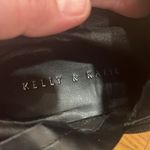 Kelly & Katie  black faux suede chunk heel ankle boot size 7W. Photo 7