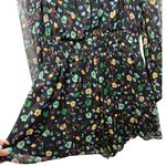 Anthropologie Long Sleeve Feminine Floral Print Somerset Romper Black S Photo 10