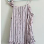 Ro & De  NWT Asymmetrical Ruffle Top Size Small Photo 2