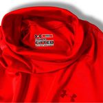 Under Armour  Coldgear Compression Shirt Women Med Red/Pink Turtle Neck LS Turtle Photo 2