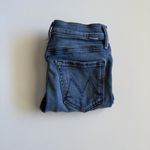 Mother Denim Dazzler Mid Rise Raw Hem Ankle Jeans Size 26 Blue Jean Photo 8