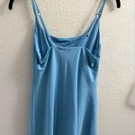 Abercrombie & Fitch  Womens XS Mini Travelers Dress Baby Blue With Biker Short Photo 2